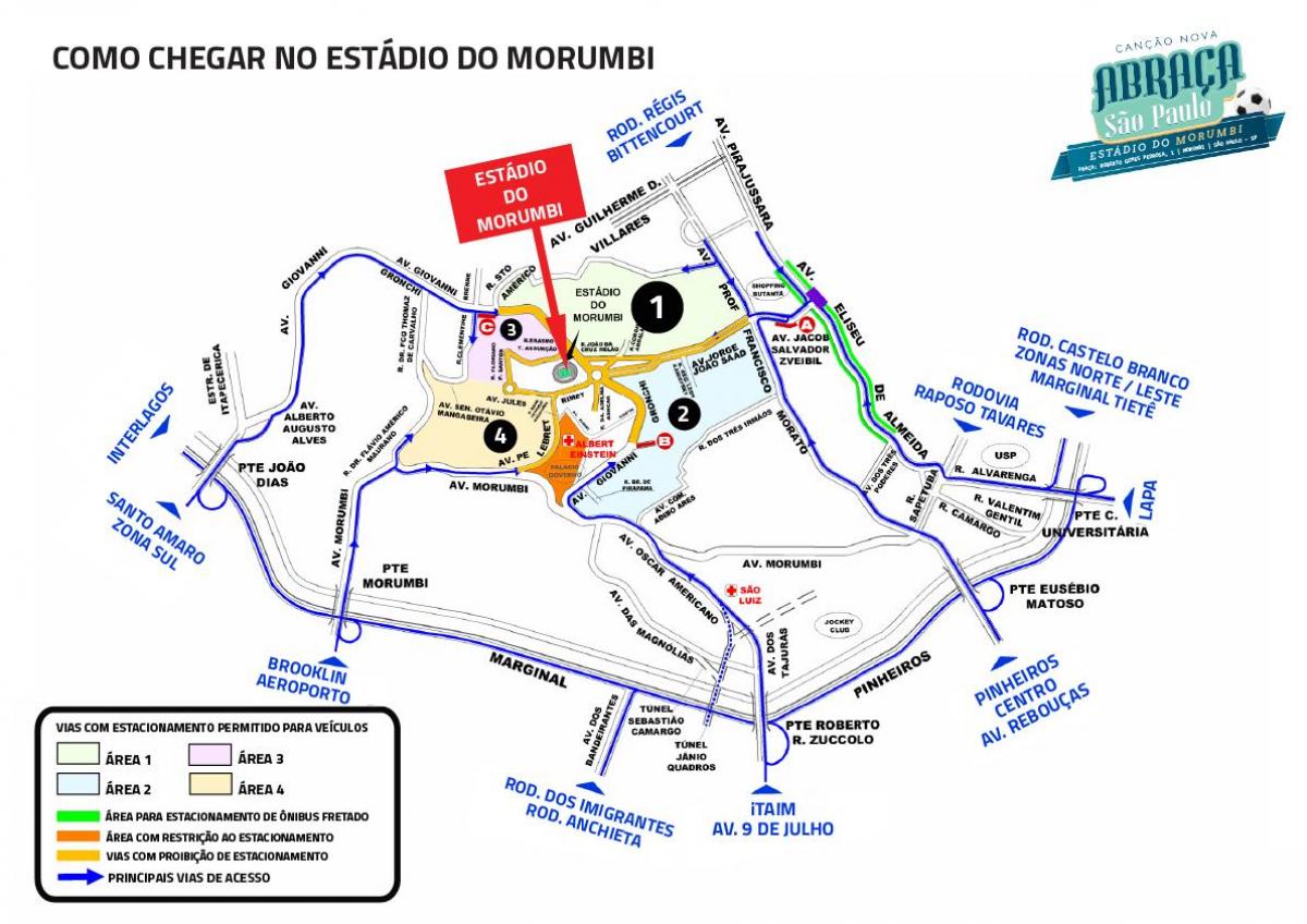 Karta Морумби stadion
