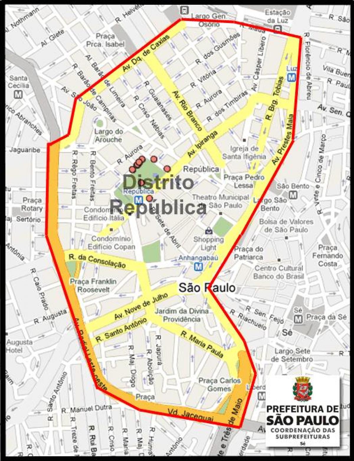 Karta Republica San-Paulo