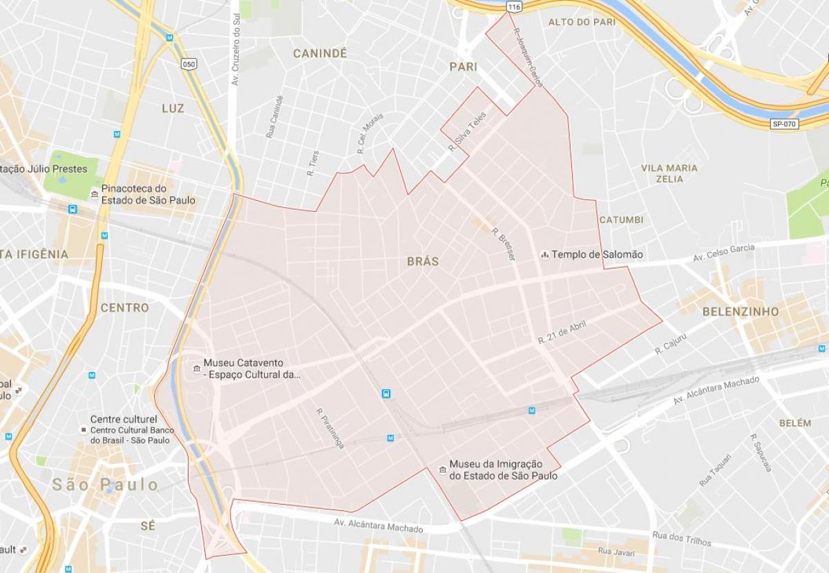 Karta San-Greben-Paulo