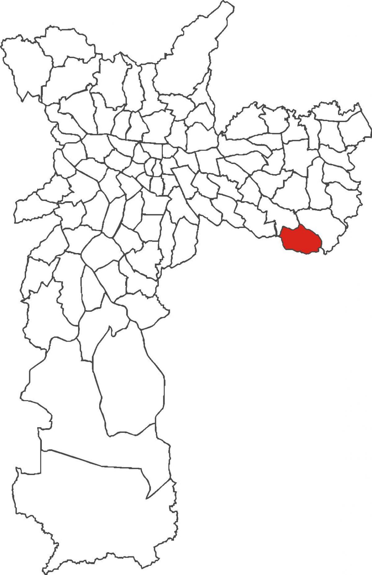 Karta okruga San Rafael