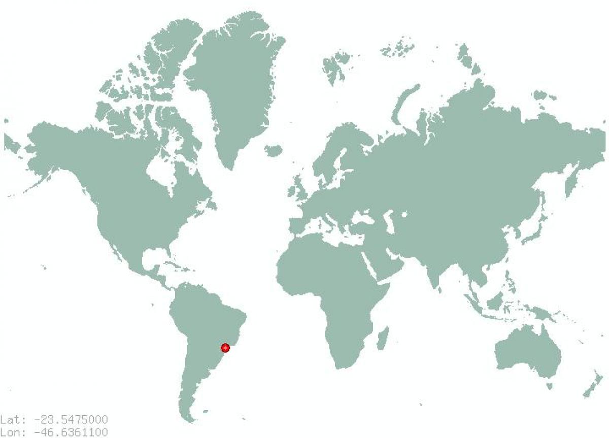 Karta Sao Paulo u svijetu