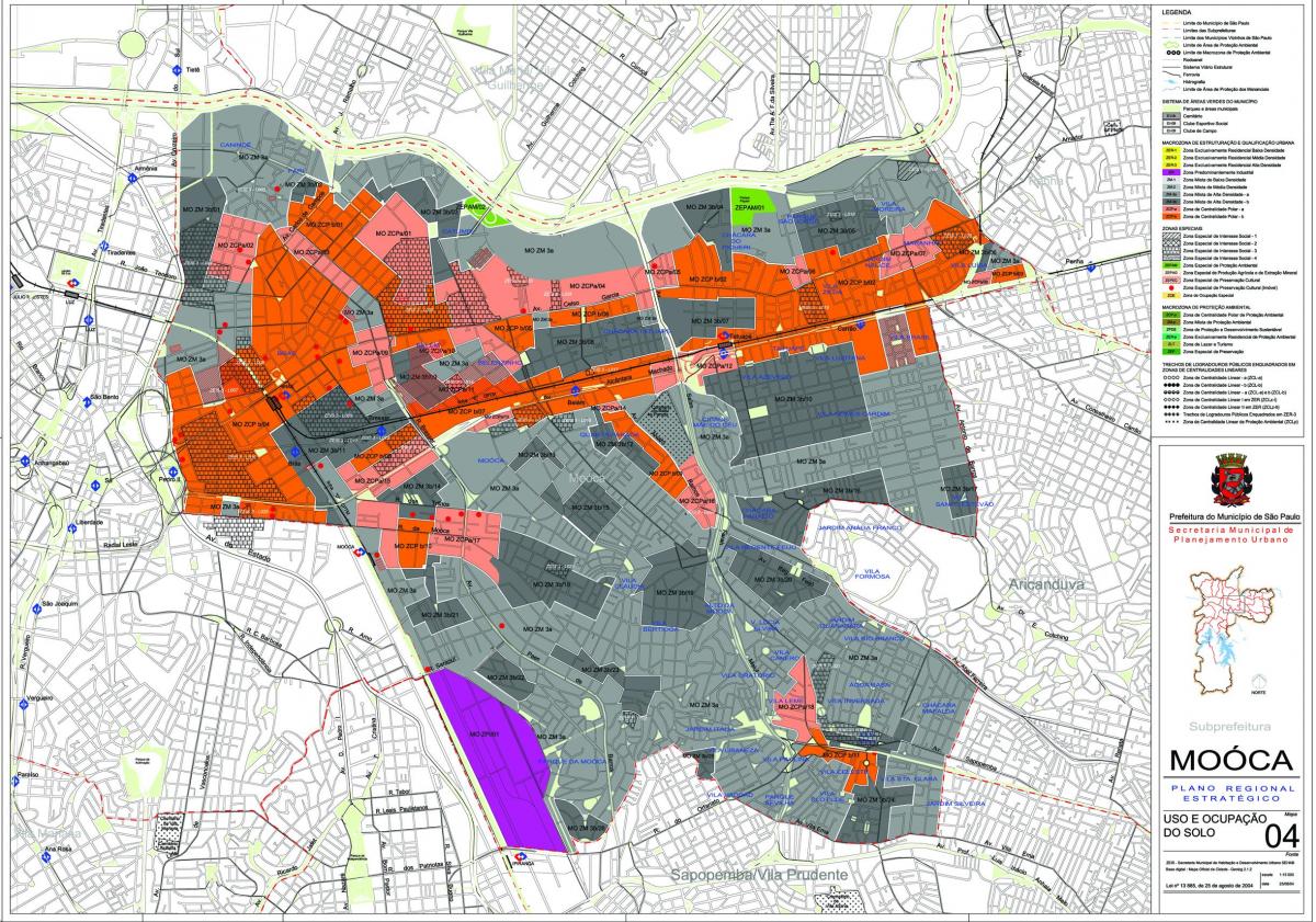 Karta postaje Sao Paulo- oduzimanje zemljišta