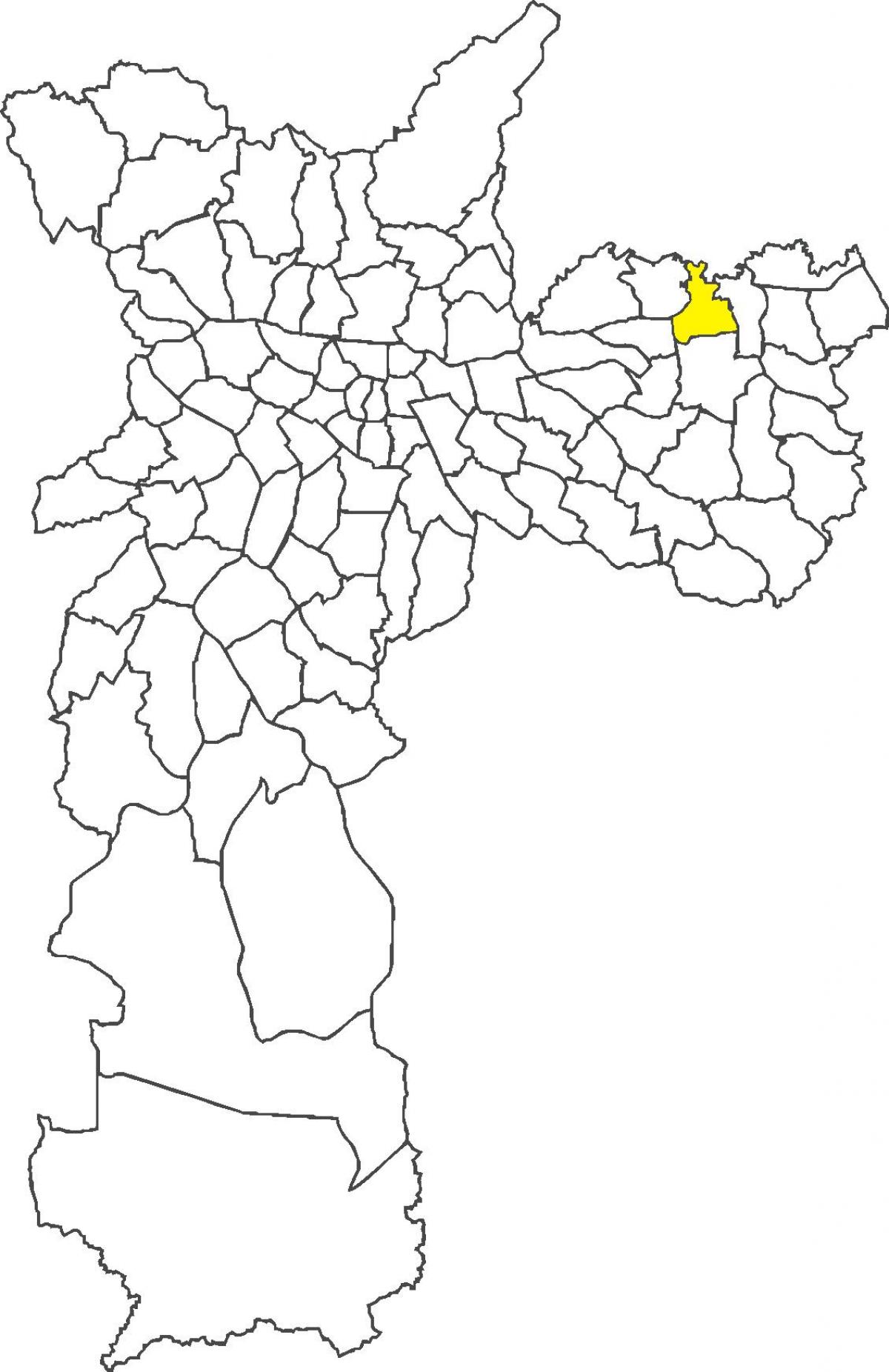 Karta Jacuí područje Vila