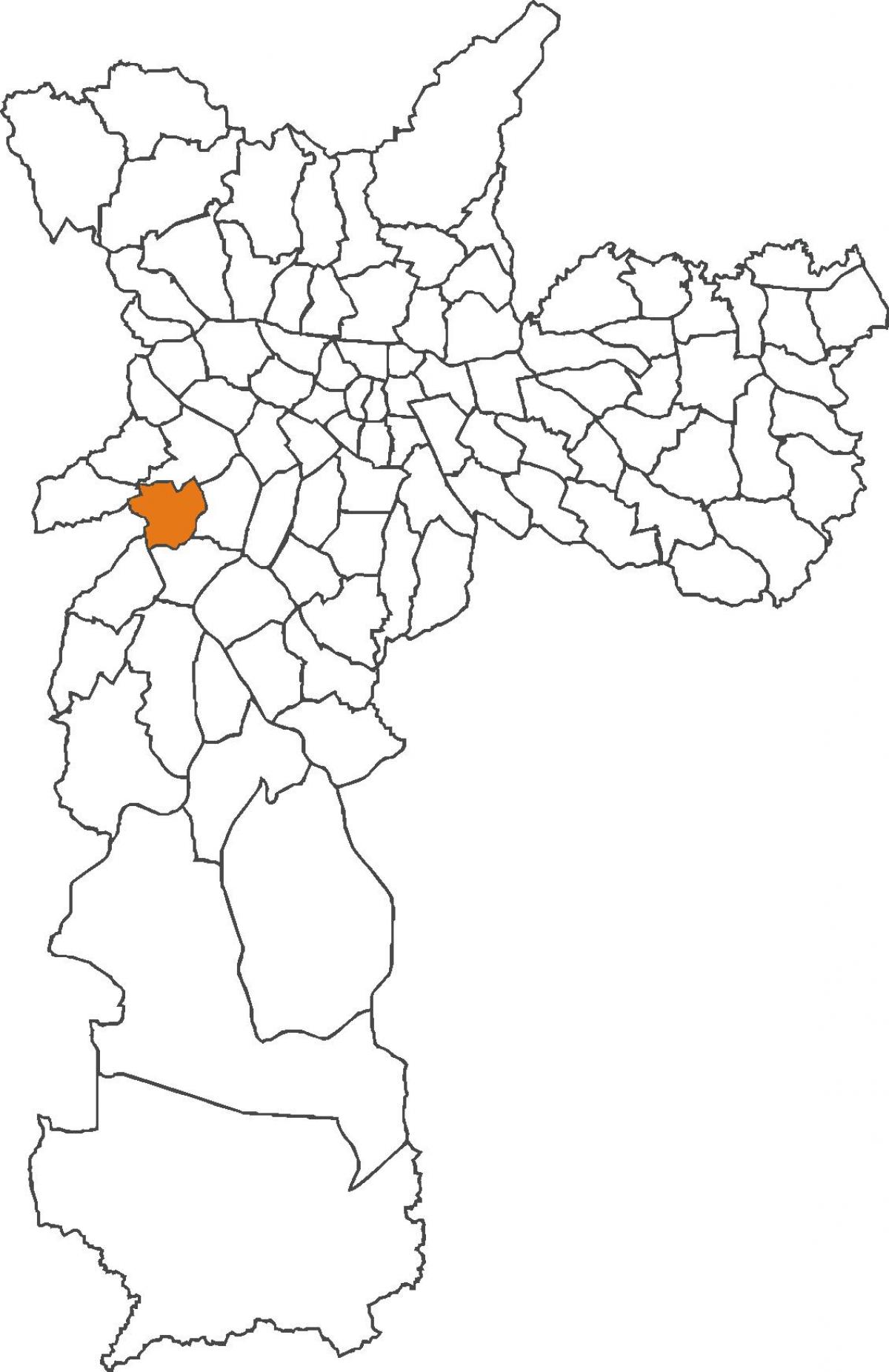 Karta područje Vila Sônia