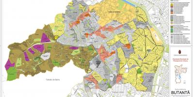 Karta Butantã Sao Paulo- oduzimanje zemljišta
