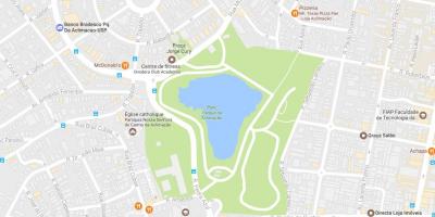Karta park aklimatizacije Sao Paulo