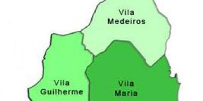 Karta Vila Maria pod-prefecture