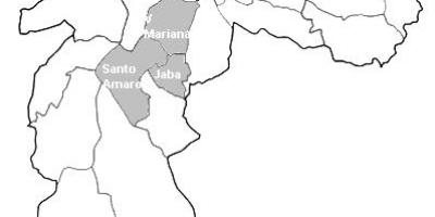 Karta zone Центро-Sul-Sao Paulo
