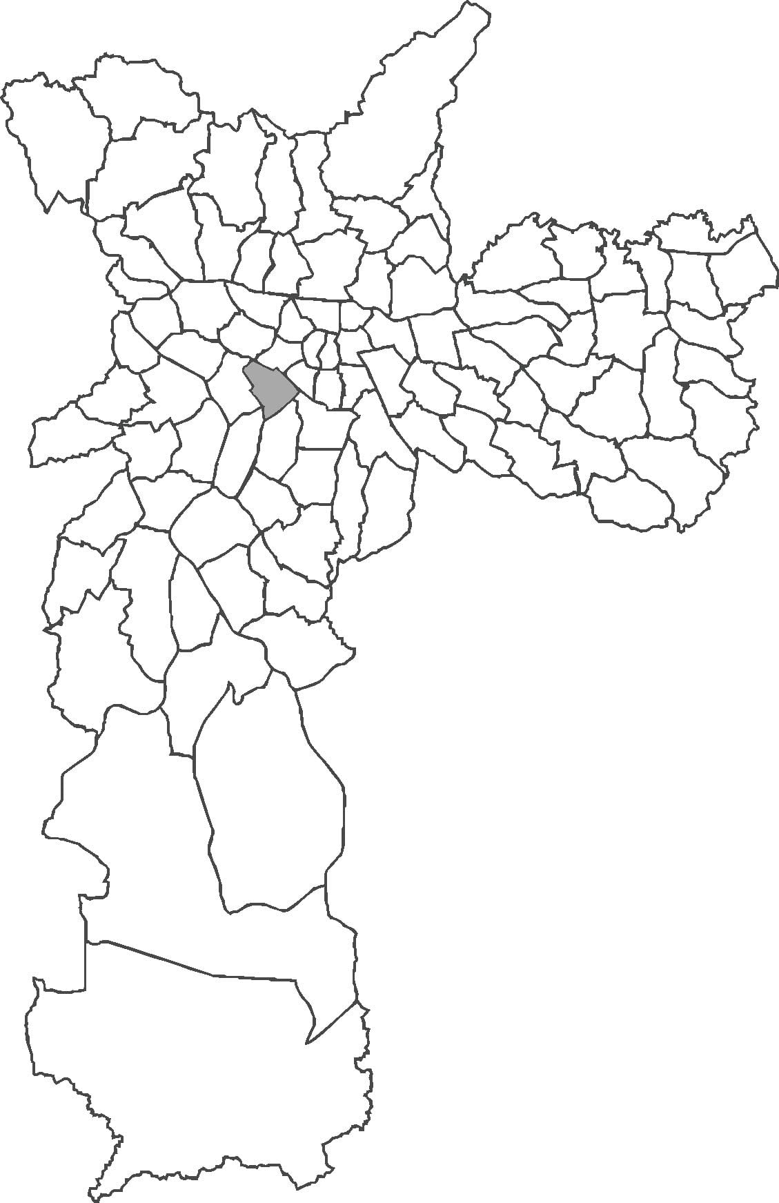 Karta Жардим Paulista područje