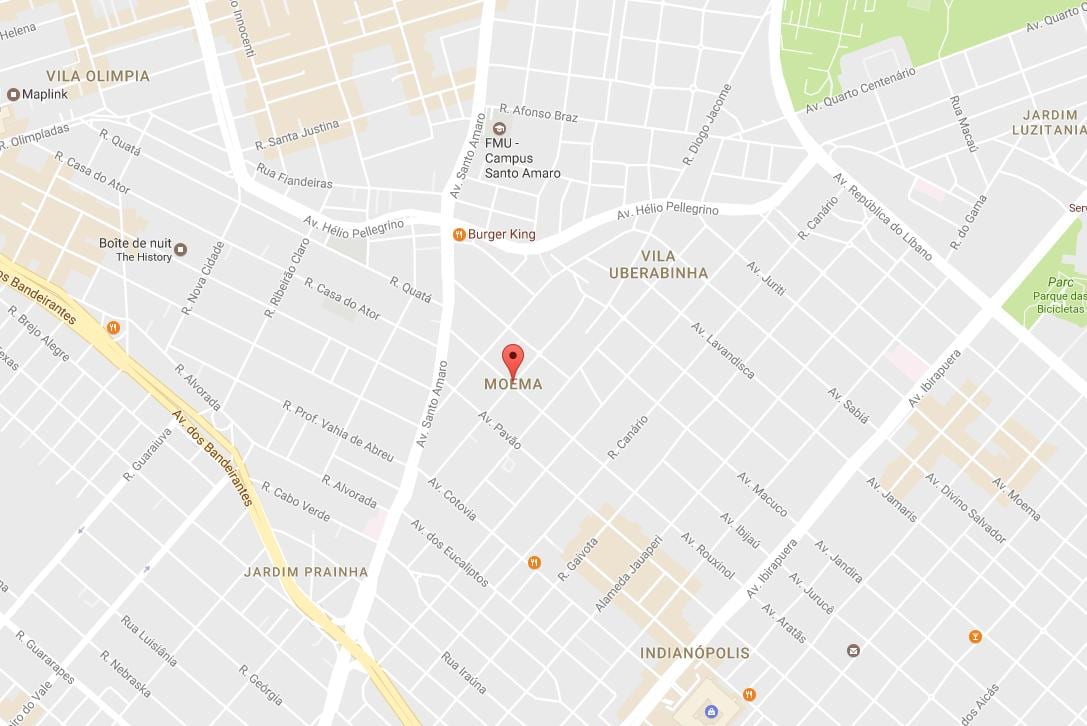 Karta Sao Paulo Моема