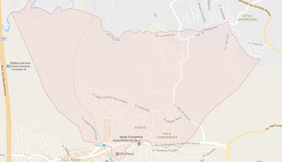 Karta Sao Paulo Перус