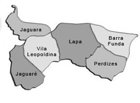 Karta супрефектур Lapa