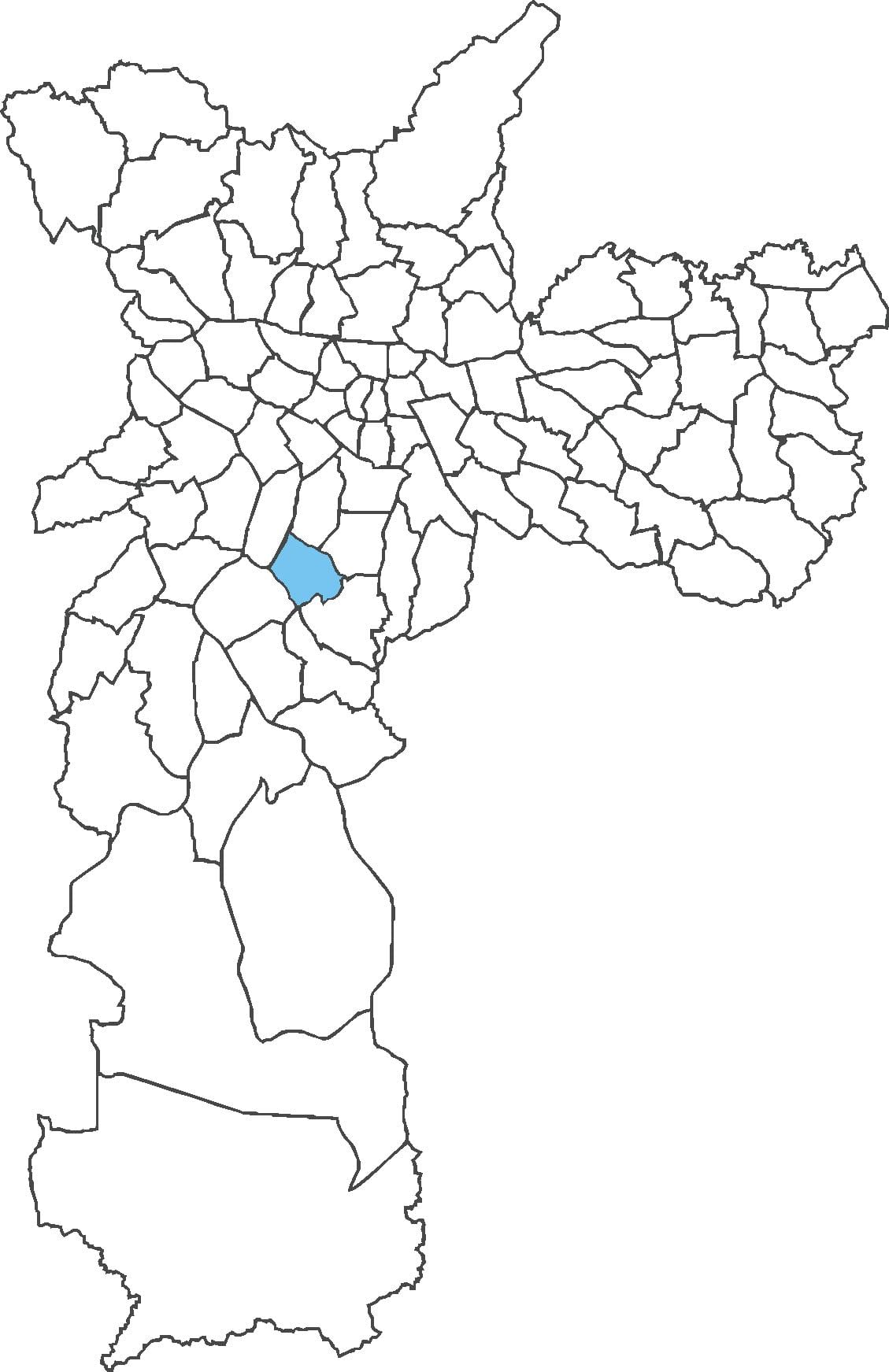 Karta Campo Belo područje