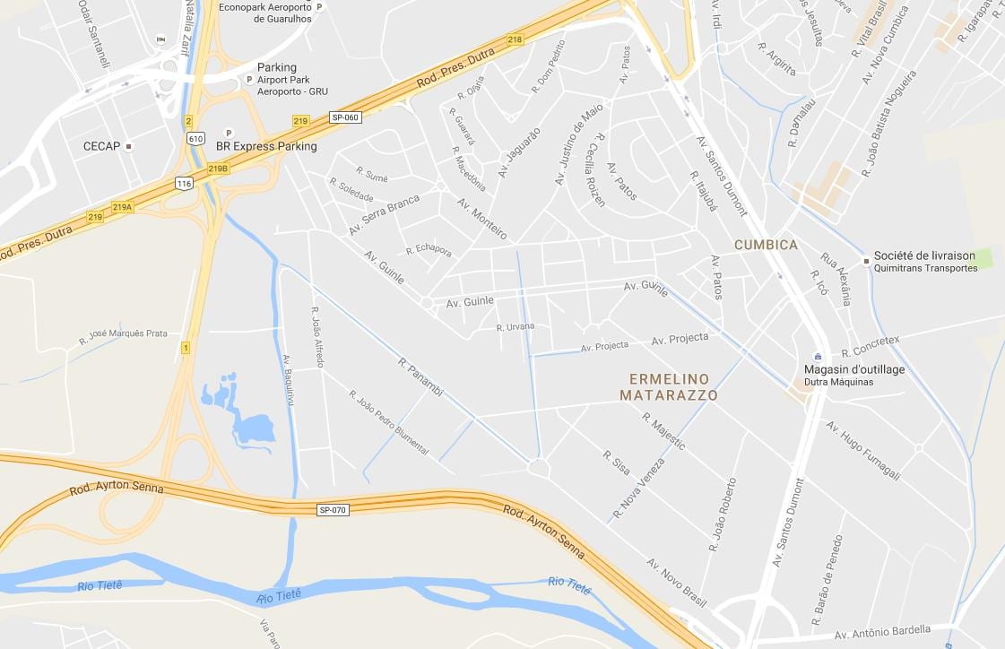 Karta Матараццо Ermelino Sao Paulo