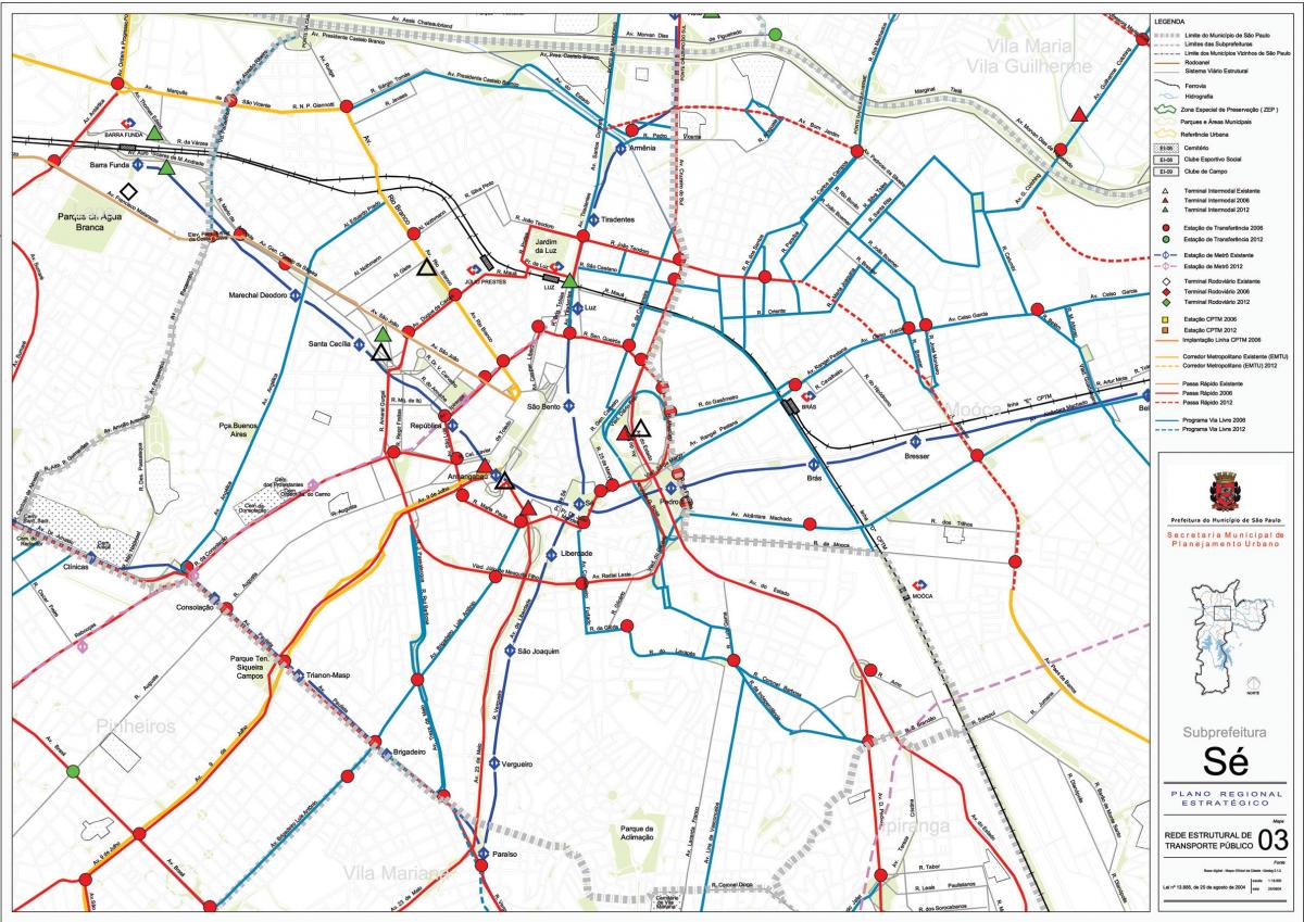 Kartica ce Sao Paulo - javni prijevoz