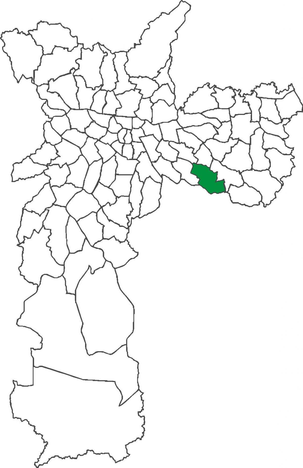 Karta okruga Sapopemba