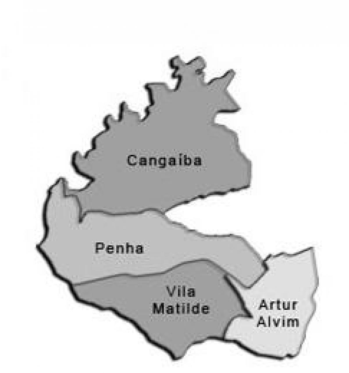 Karta Peña prefekturi ... 