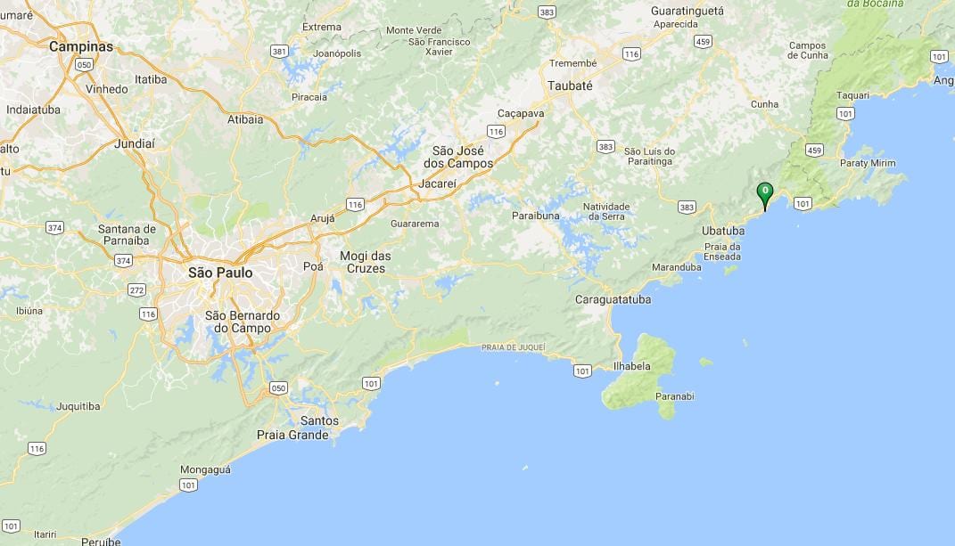 Karta plaže Прумирум