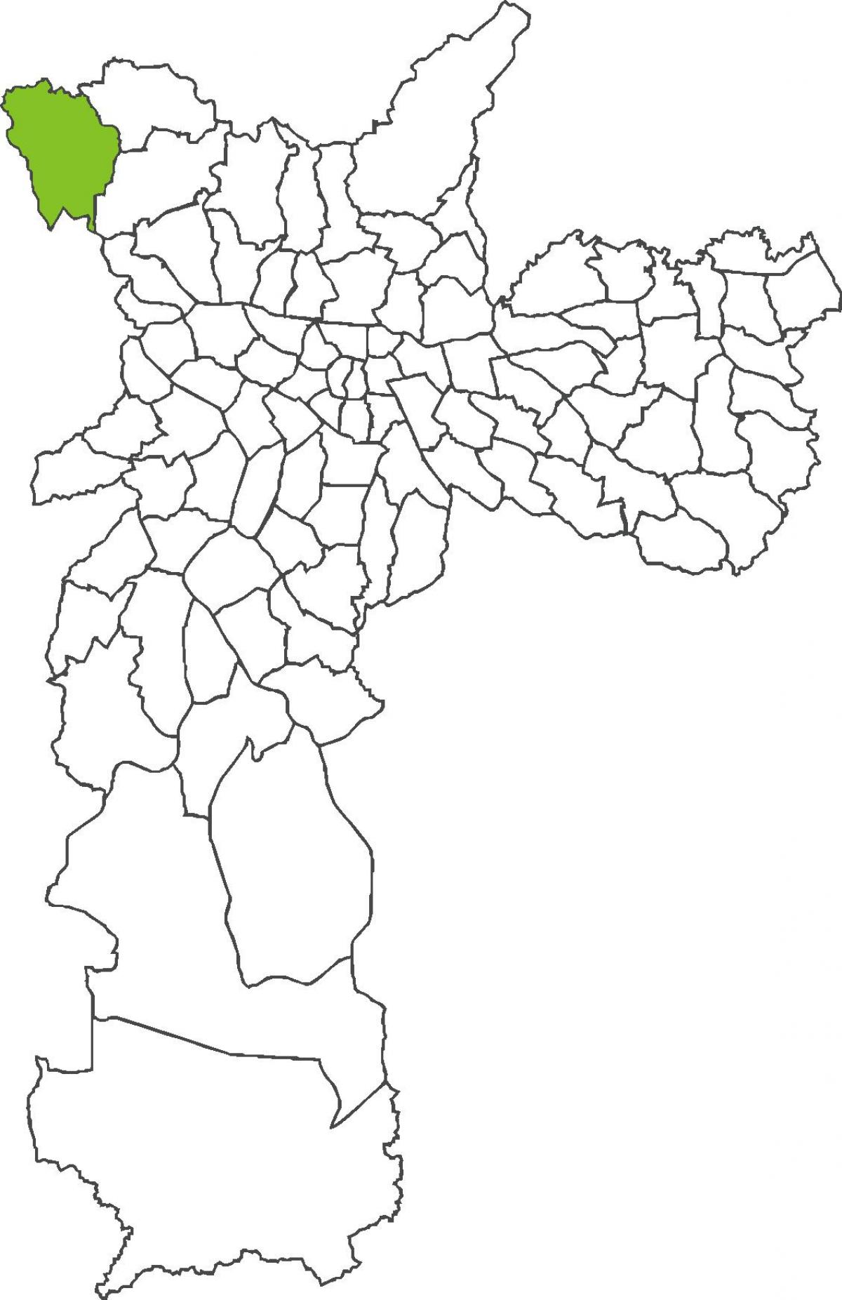 Karta okruga Anhangüera
