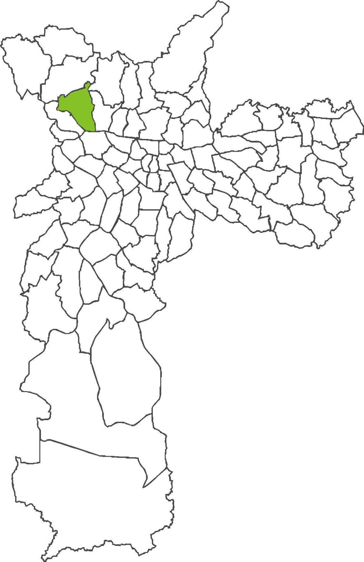 Karta okruga Pirituba