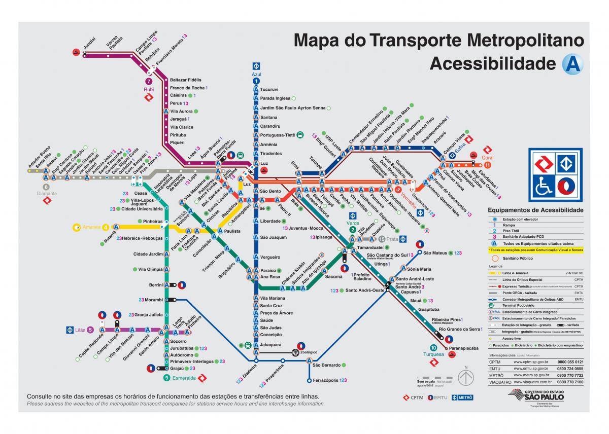 Kartica prijevoz Sao Paulo s invaliditetom