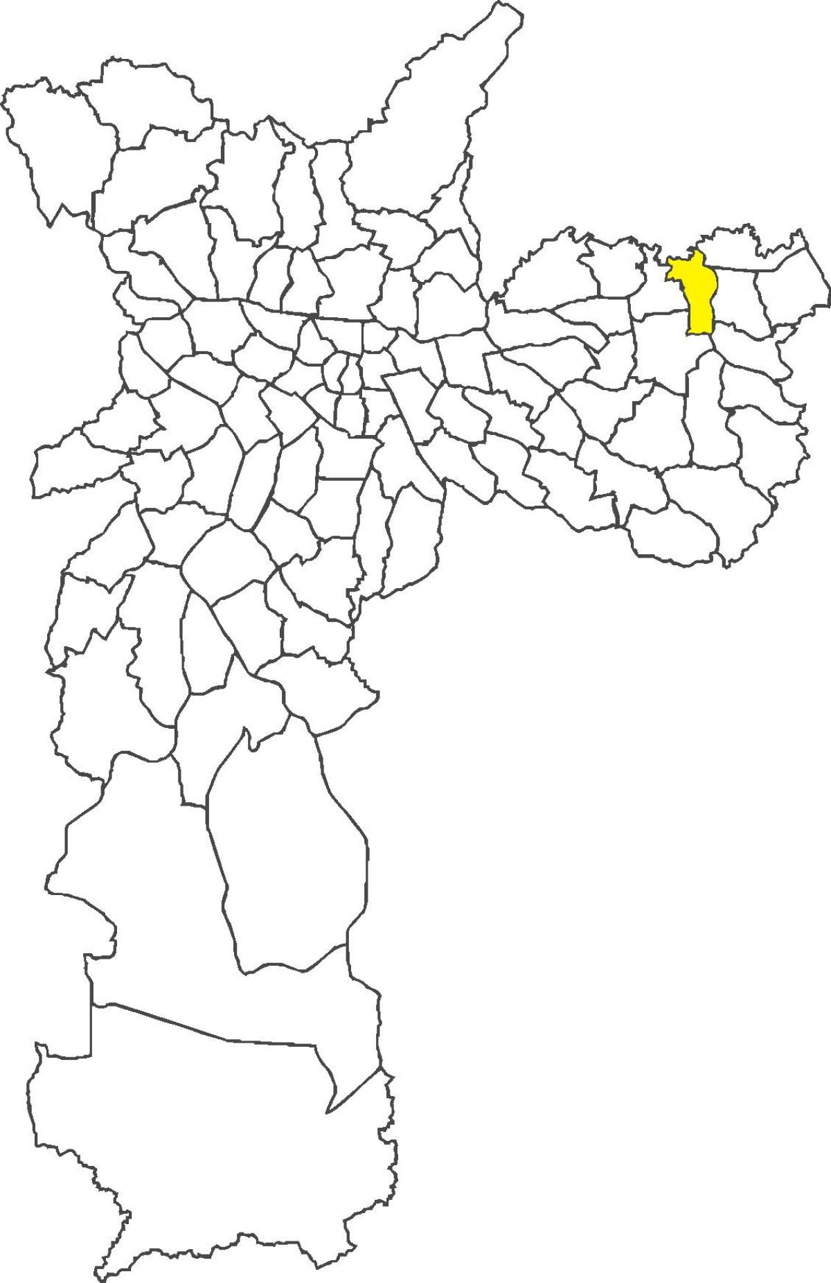 Karta San Miguel-Paulista područje