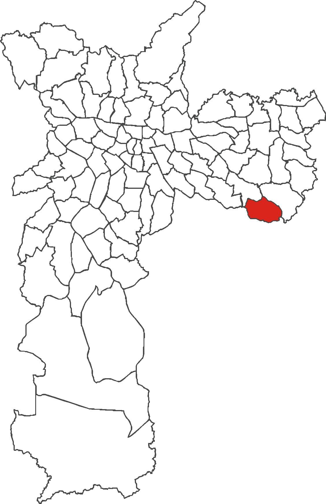 Karta okruga San Rafael