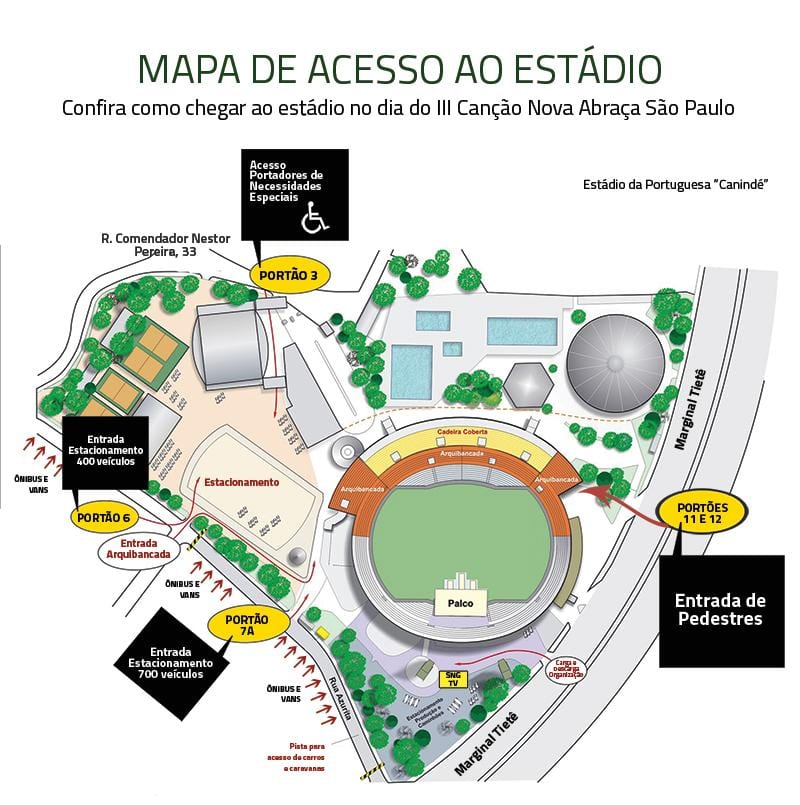Karta Canindé stadion