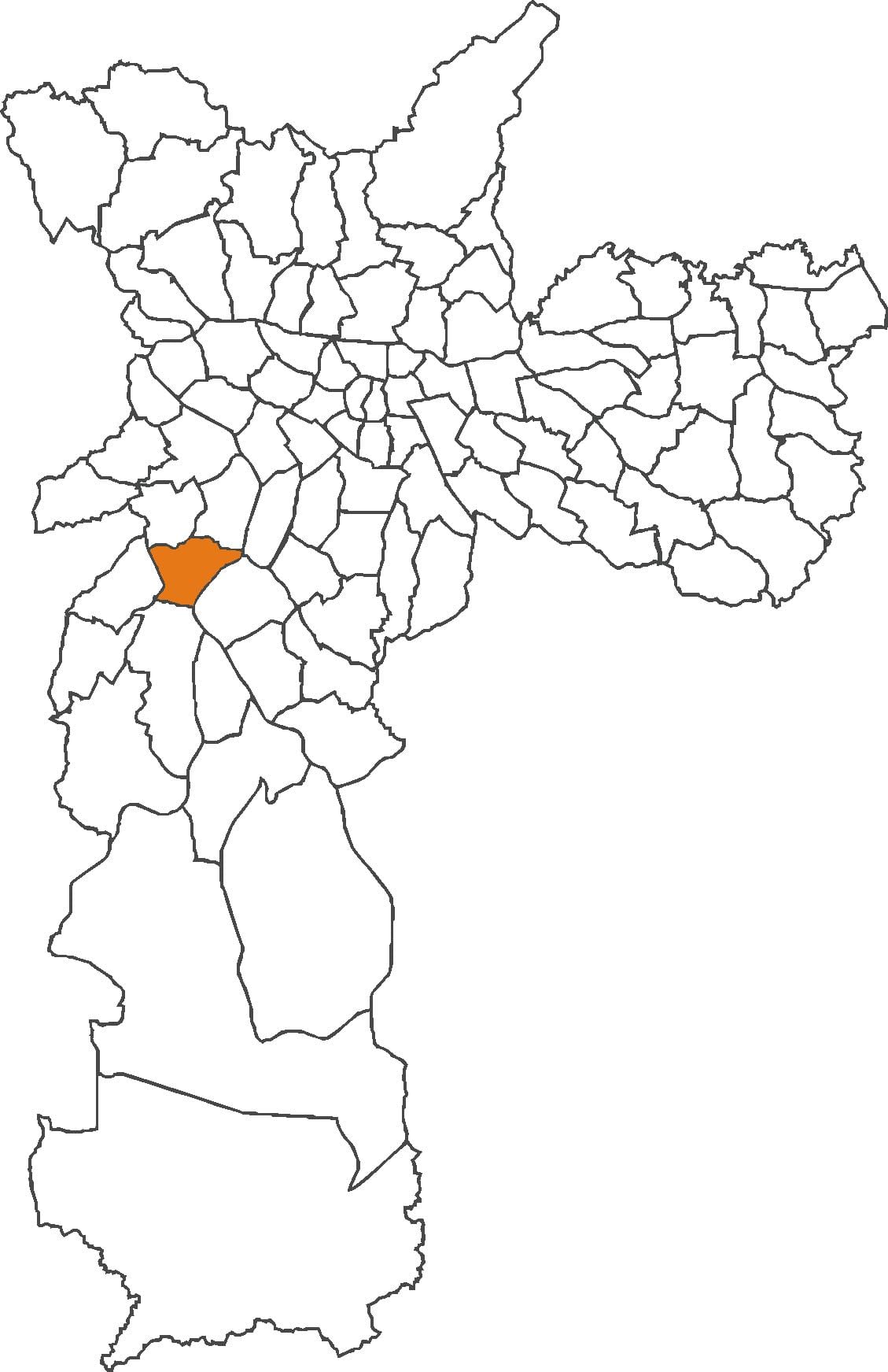 Karta Vila Andrade područje