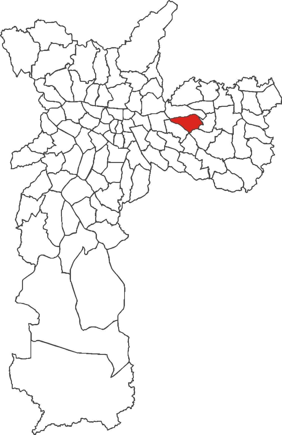 Karta područje Vila Matilde