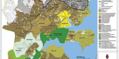 Карта'Boi M Мирим-são Paulu - oduzimanje zemljišta