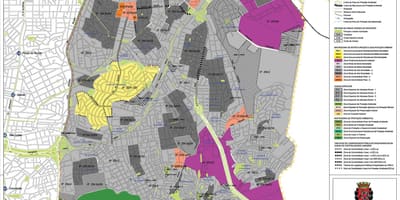 Karta Ипиранга-são Paulu - oduzimanje zemljišta