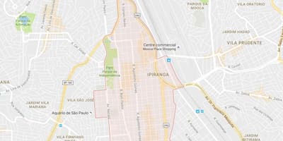 Karta Ипиранга-Sao Paulo