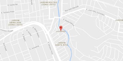 Karta Sao Paulo Лажеаду