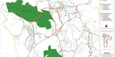 Karta Перус Sao Paulo - cesta