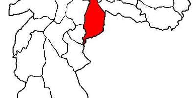 Karta супрефектур Ипиранга-Sao Paulo