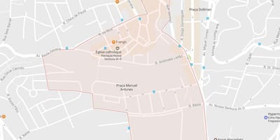 Karta Фрегезия učiniti Sao Paulo