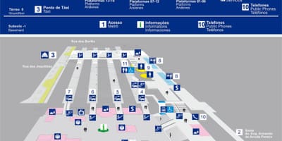 Karta autobusni kolodvor Жабакара