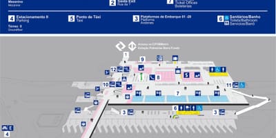 Karta autobusnog kolodvora Barra-Фунда