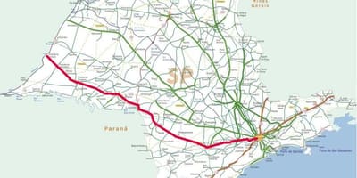 Karta autoceste Рапозо Tavares - SP 270