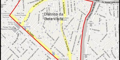 Karta Bela-Vista-Sao Paulo