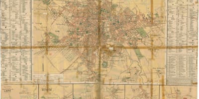 Karta bivši Sao Paulo - 1913