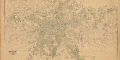 Karta bivši Sao Paulo - 1943