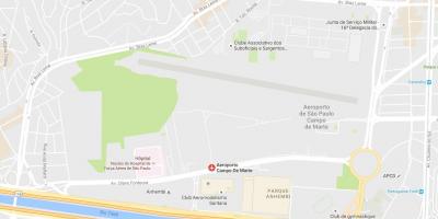 Karta zračne luke Campo de ožujku