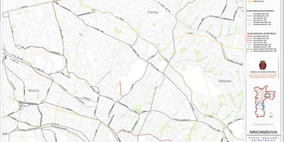 Karta Centar-Vila Formosa-são Paulu - cesta