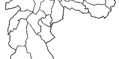 Karta Ermelino Матараццо pod-prefektura Sao Paulo