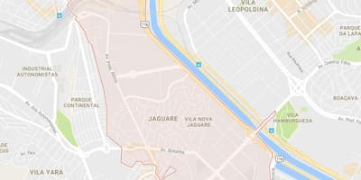 Karta Sao Paulo Jaguaré