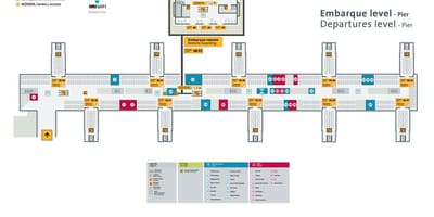 Kartica je Međunarodna zračna luka guarulhos - terminal 3