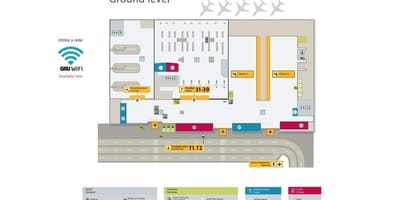 Kartica je Međunarodna zračna luka guarulhos - terminal 4