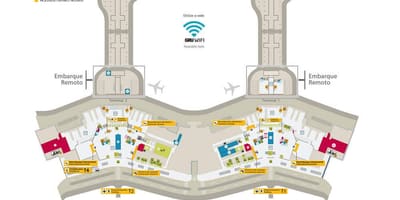 Kartica je Međunarodna zračna luka guarulhos - terminali 1 i 2